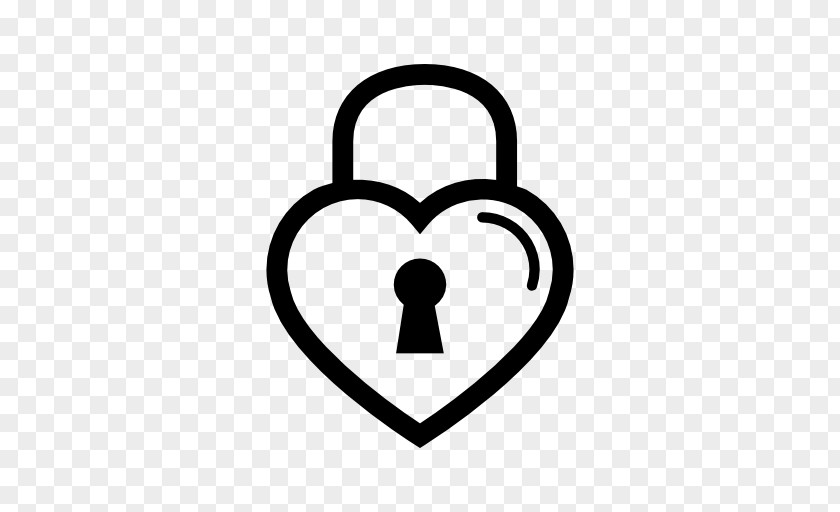 Heart-shaped Photo Wall Lock Heart Key Drawing Clip Art PNG