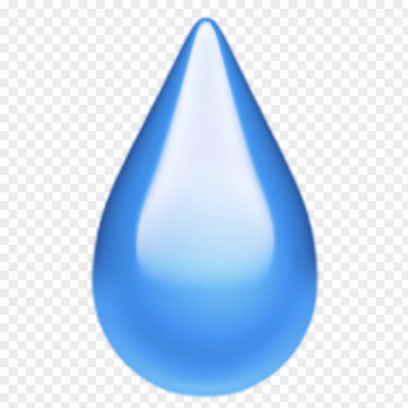Blue Drop Cobalt Water Electric PNG