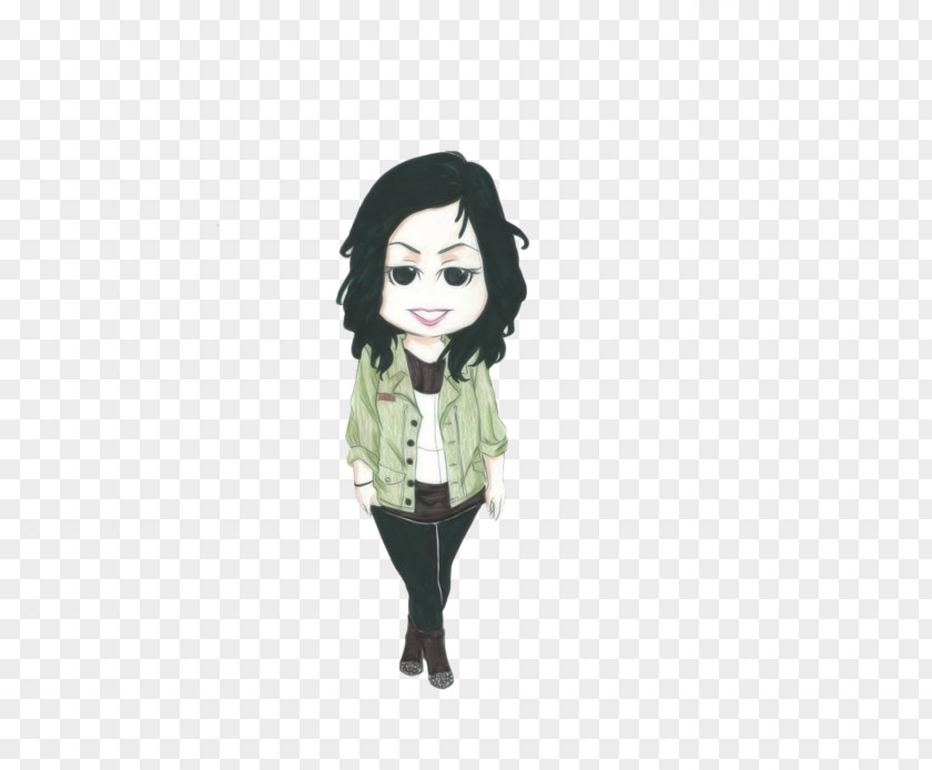 Demi Lovato La Land Love Cartoon Black Hair Text PNG