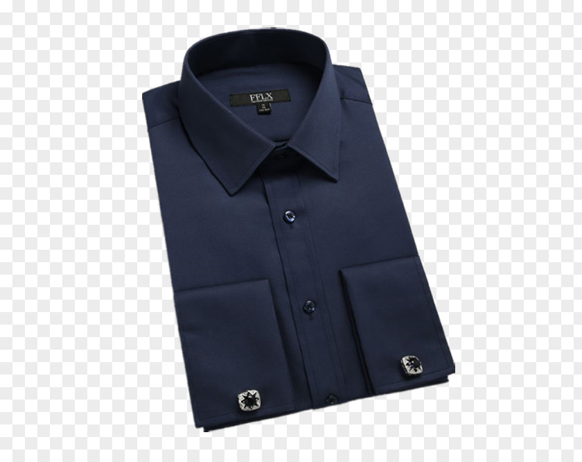 Folded Blue-black Shirt Dress T-shirt Clothing Shirtdress PNG