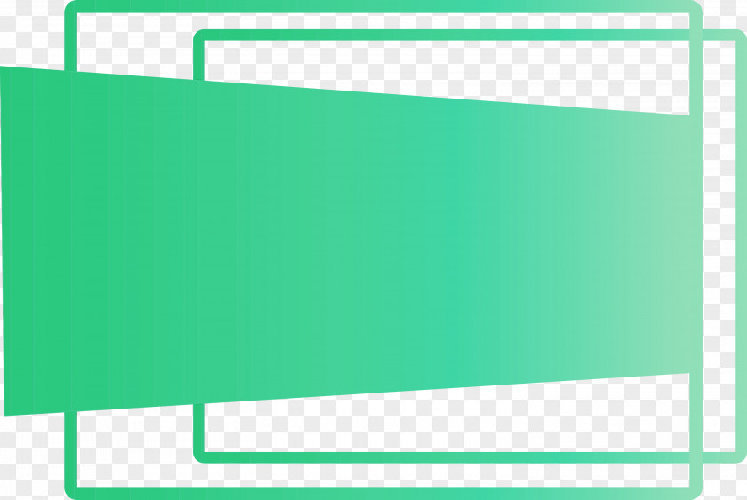 Green Line Rectangle PNG