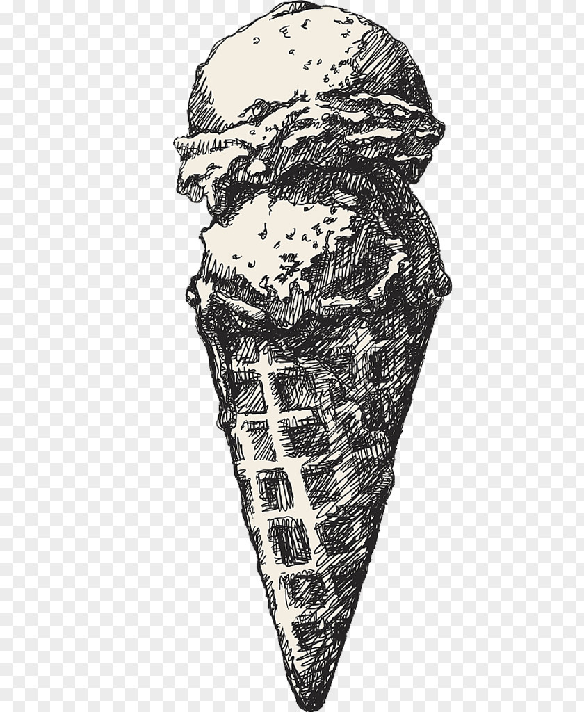 Ice Cream Vector Download Cone Chocolate Frozen Yogurt PNG