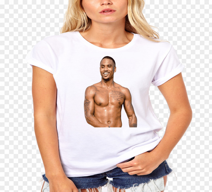 Trey Songz T-shirt Sleeve Top Fashion PNG