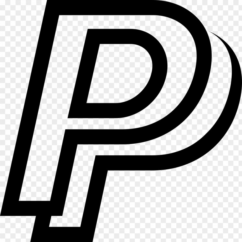 Paypal Logo Black And White Clip Art PNG