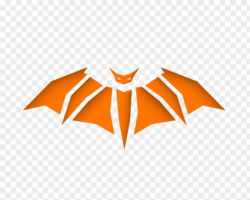 Yellow Bat Stick Figure Logo Halloween Illustration PNG