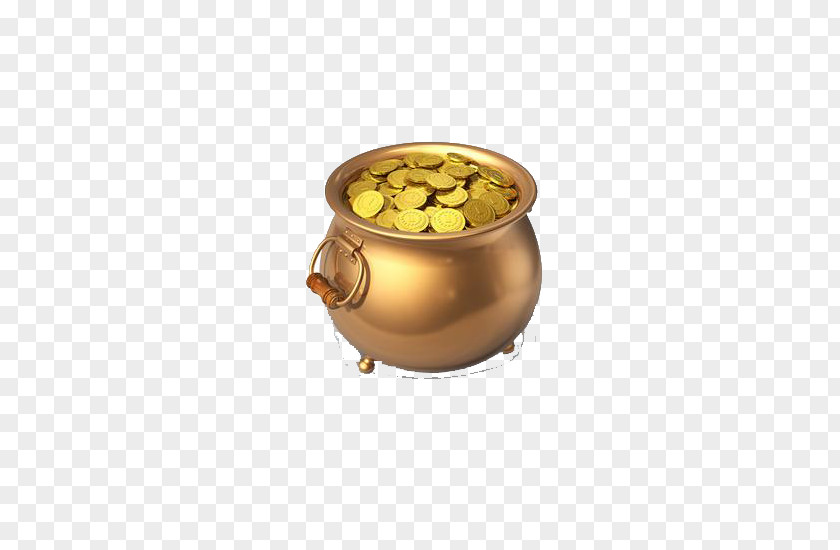 Creative Piggy Bank Gold Coin Clip Art PNG