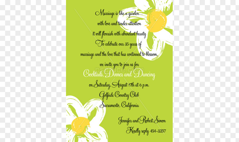 Design Floral Party Font PNG