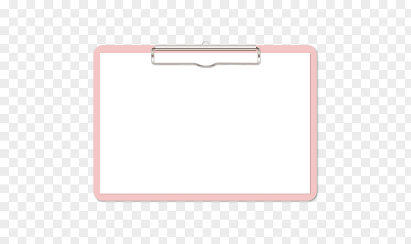 Pink Rectangle Line PNG