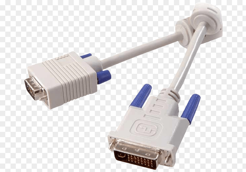 Serial Cable Adapter VGA Connector Digital Visual Interface Video Graphics Array PNG