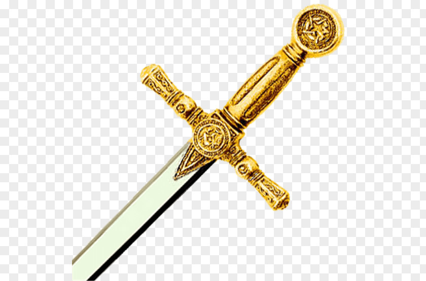 Sword Freemasonry Gold Espadas Y Sables De Toledo Masonic Ritual And Symbolism PNG