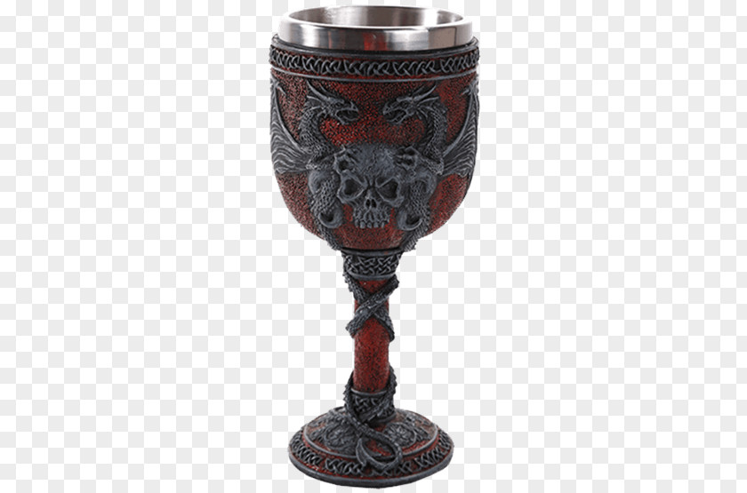 Altar Wine Glass Chalice Wicca Dragon PNG