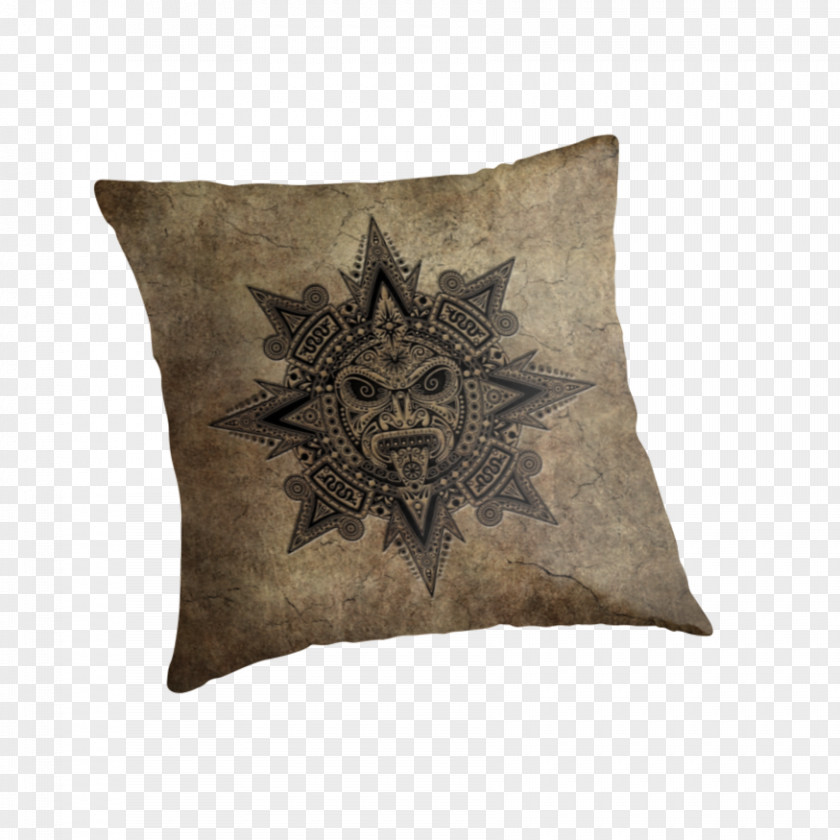 Ancient Tile Cushion Throw Pillows PNG