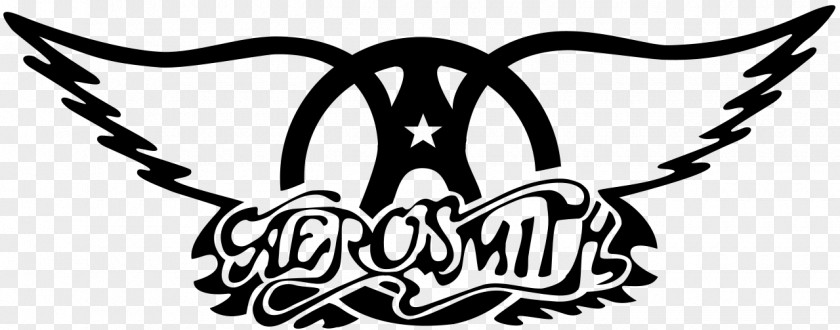 Black Wings Aerosmith Logo Decal PNG