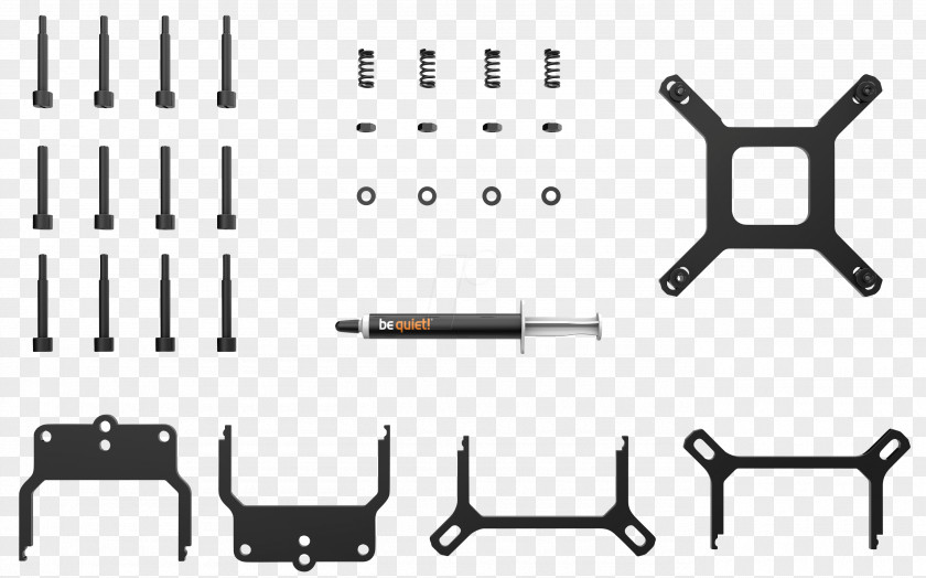 Computer System Cooling Parts Water Central Processing Unit Be Quiet! Land Grid Array PNG