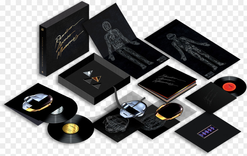 Daft Punk Random Access Memories Box Set Phonograph Record Album PNG