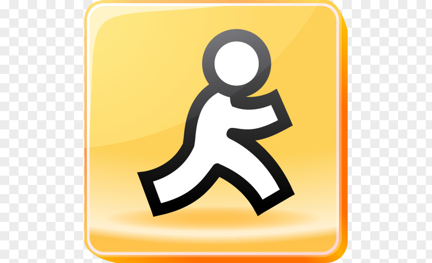 Free Image Icon Aol AIM AOL Instant Messaging Message SMS PNG