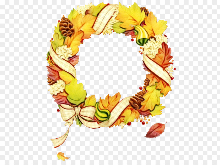 Lei Plant Thanksgiving Day Autumn Background PNG