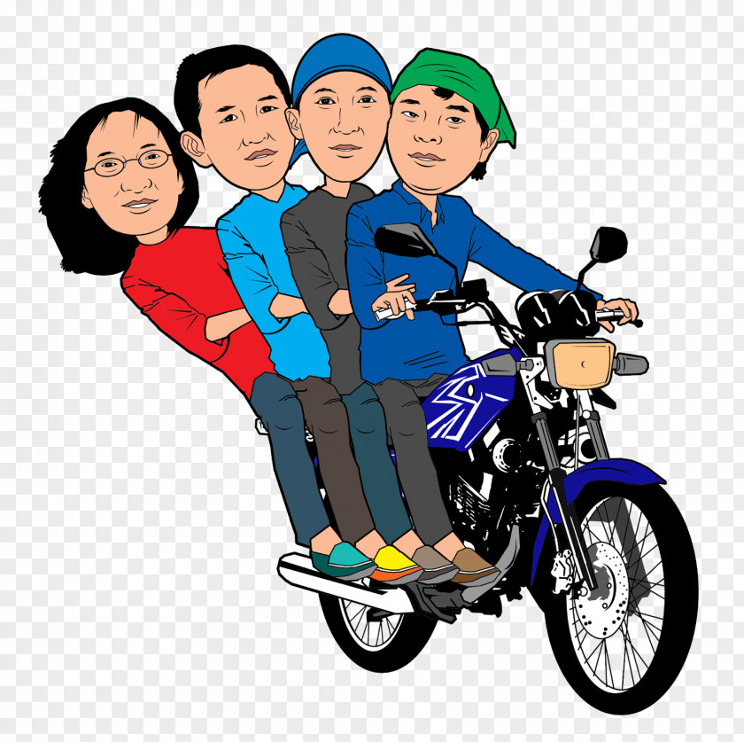 Motorcycle Motor Vehicle Taxi Cartoon PNG