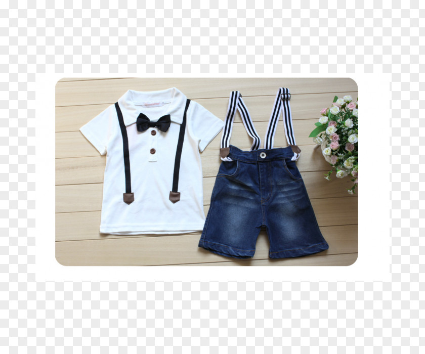 New Baby Boy Sleeve Bow Tie T-shirt Shorts Clothing PNG