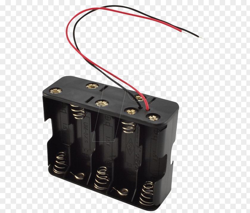 Battery Holder Power Converters AA Electronic Component Electric Electrical Cable PNG