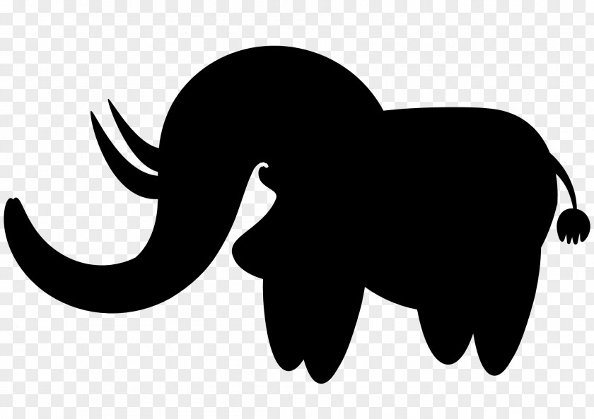 Black Indian Elephant Inkstick African PNG