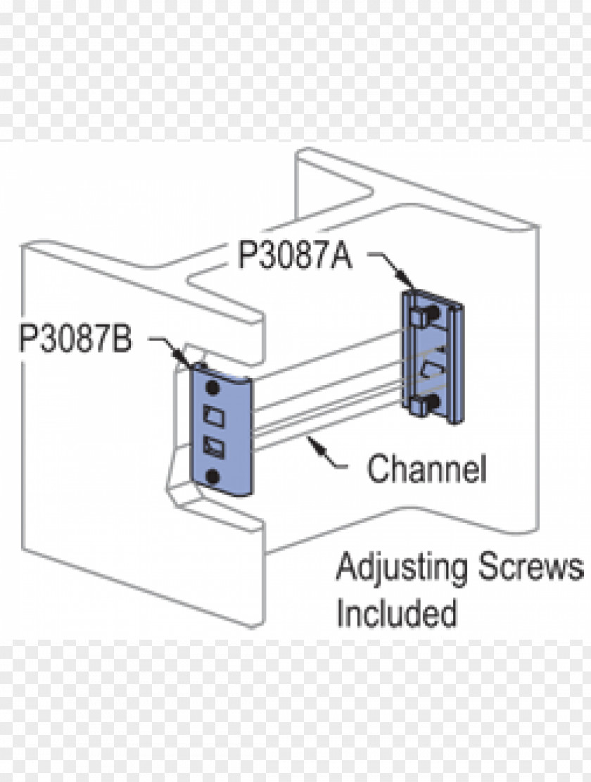 Column Strut Channel Beam Clamp Steel PNG