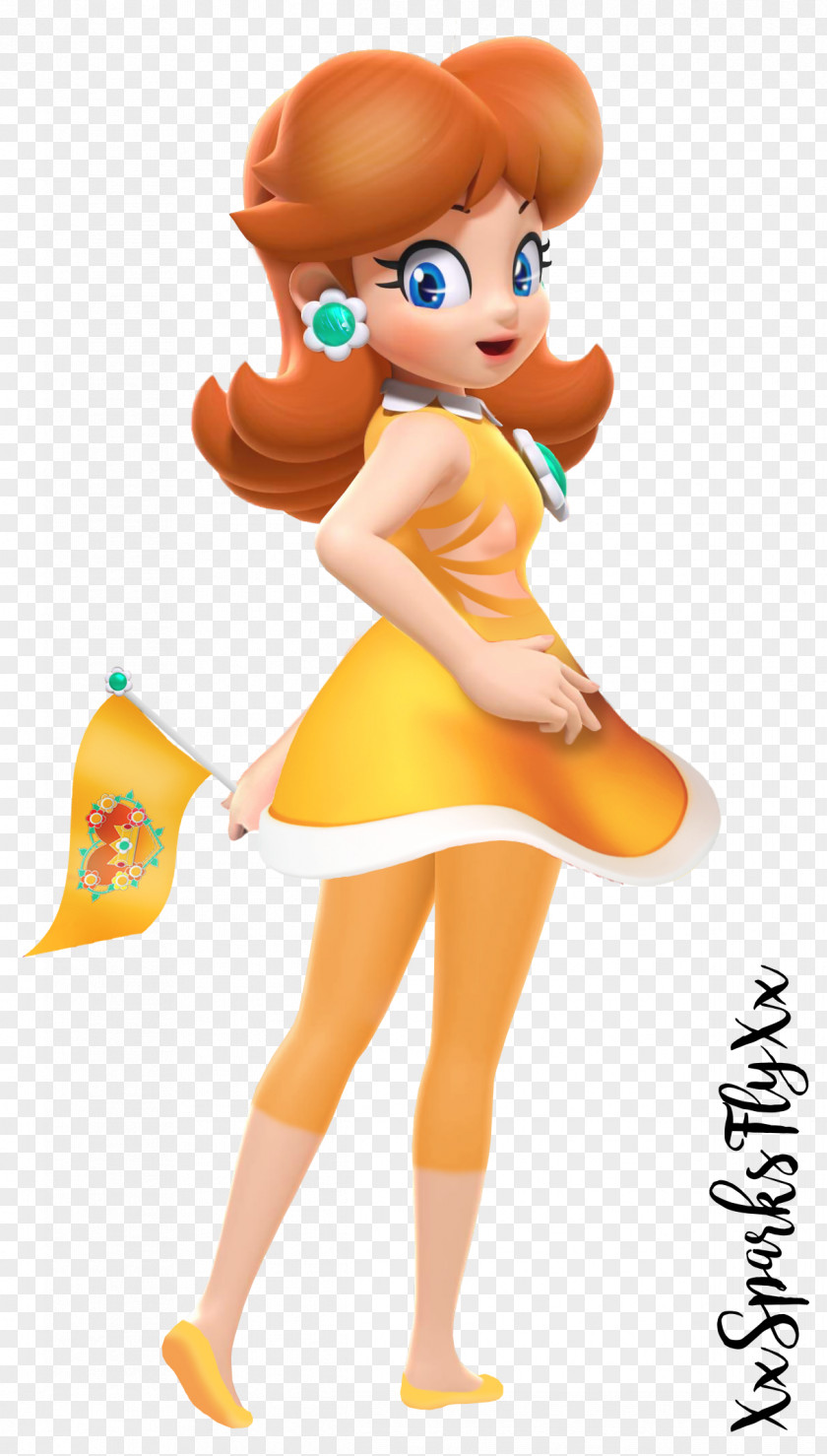 Daisy Super Mario Sunshine Tennis: Ultra Smash Strikers Charged PNG