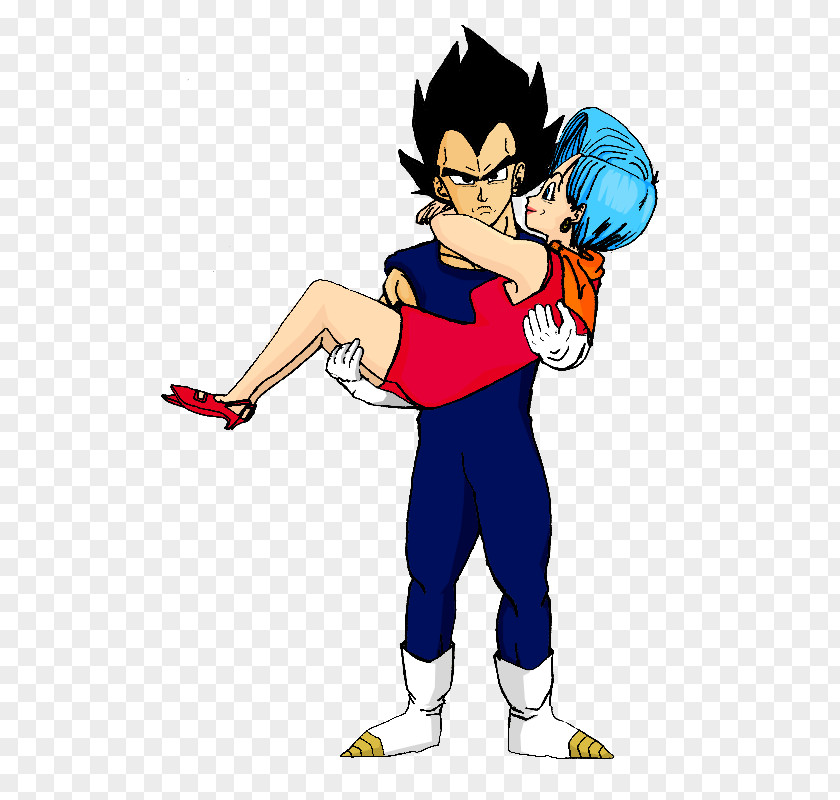 Flatten Vegeta Bulma Gohan Goku Videl PNG