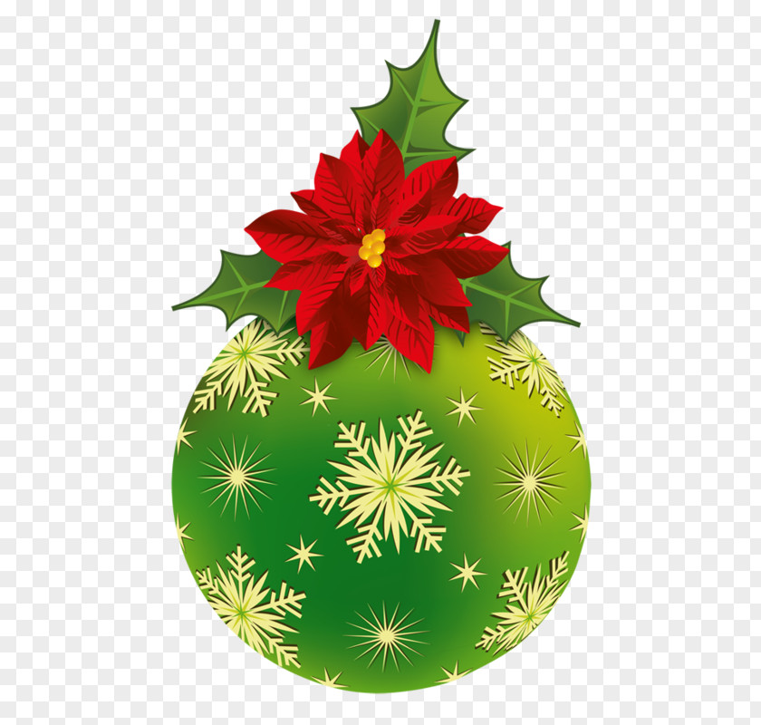 Green Ball Drawing Poinsettia Clip Art PNG