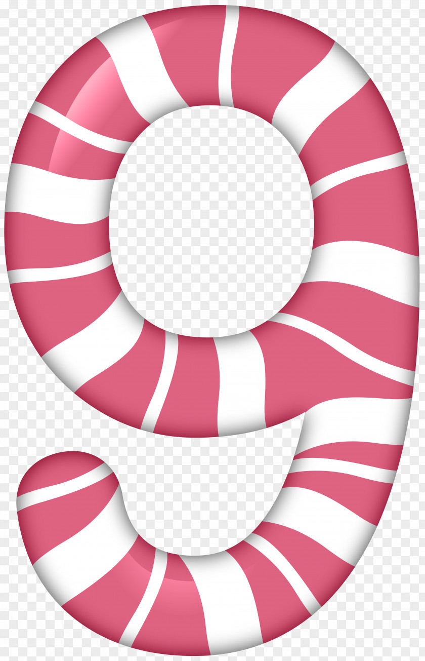 Number Nine Candy Style Clip Art Image Simon PNG