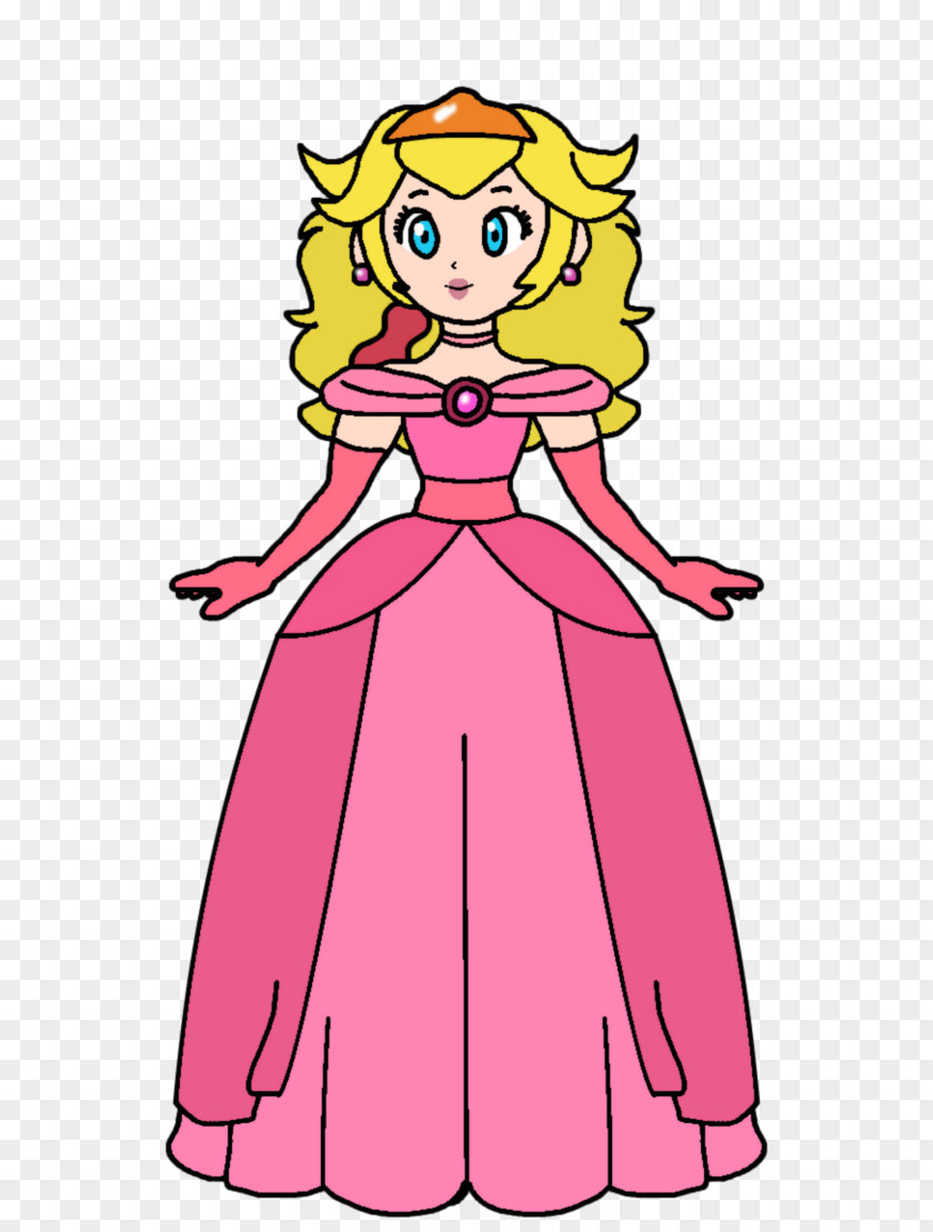 Pink Peach Super Princess Daisy Luigi Mario Bros. PNG