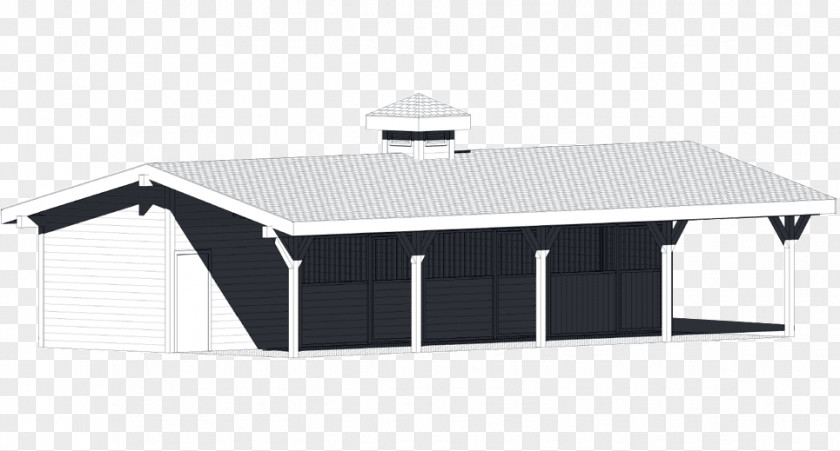 Row Of Pens House Barn DC Structures Roof Shed PNG