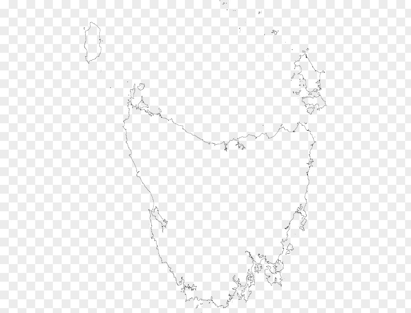 Australia Map Illustration Clip Art Image Tasmania PNG
