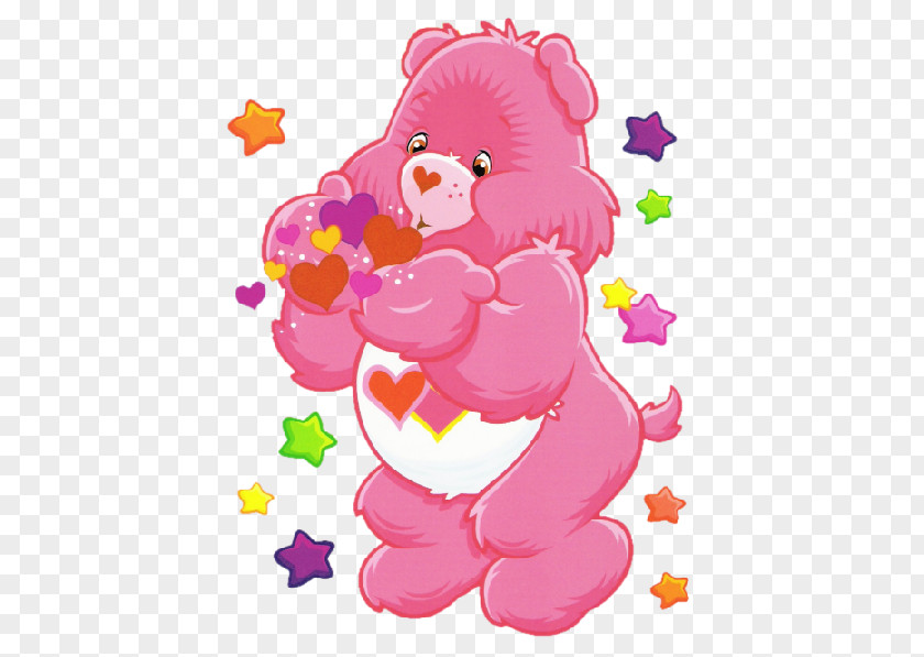 Bear Care Bears Love-A-Lot Cheer PNG