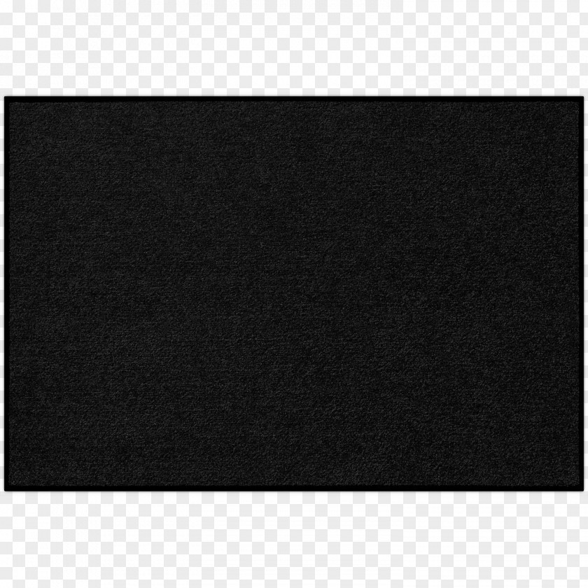 Door Mat Rectangle Black M PNG