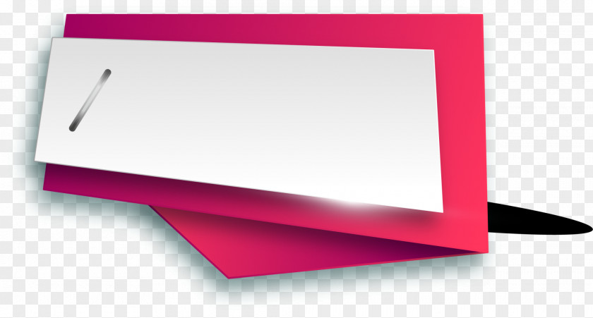 Red Ribbon Label Brand PNG