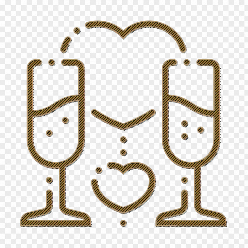 Romantic Icon Wine Love PNG