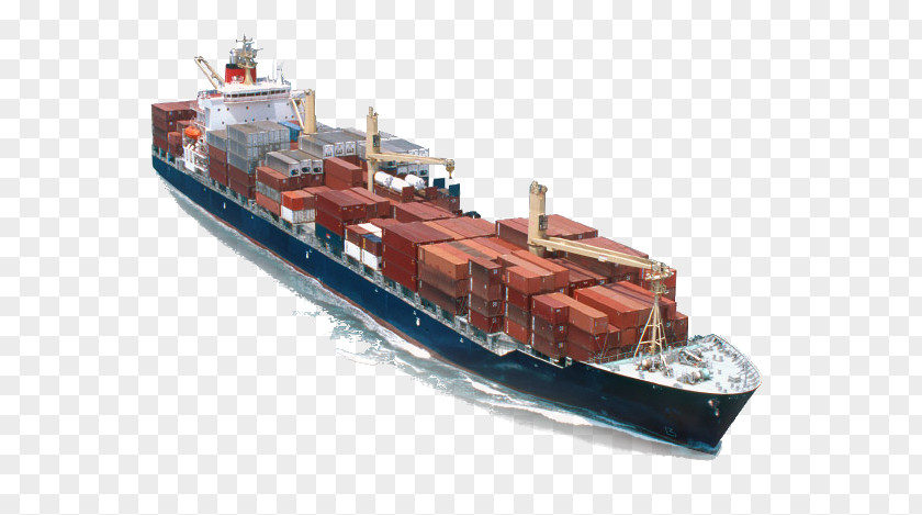 Ship Cargo Freight Transport Container PNG