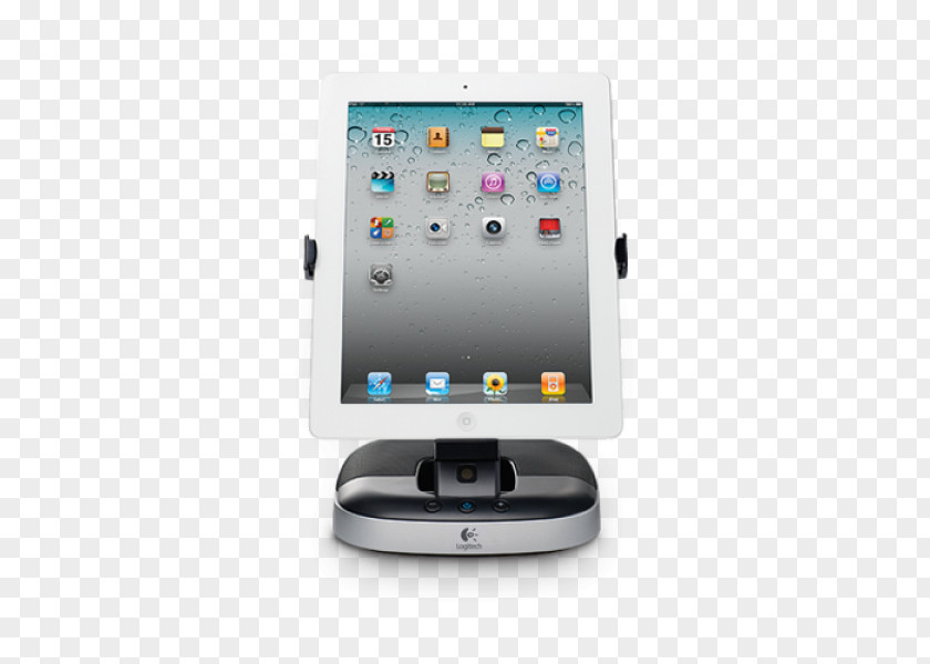 With Apple Cradle LoudspeakerIpad Tripod IPad 2 3 Logitech Speaker Stand Dock PNG