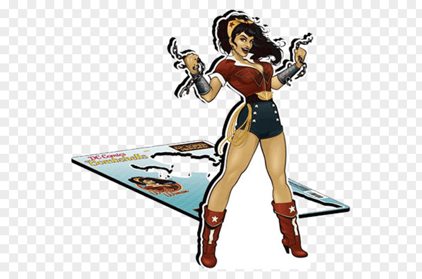 Wonder Woman Harley Quinn Superman DC Comics Bombshells PNG