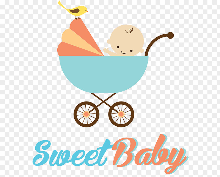 Child Baby Transport Infant Drawing Shopping Cart PNG