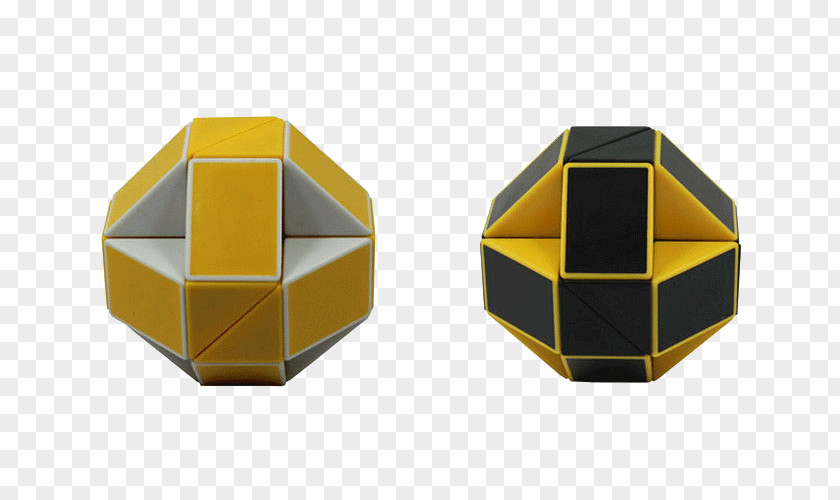 Kathrine Cube Shaped Yellow And White Black Rubiks Gratis Snake PNG