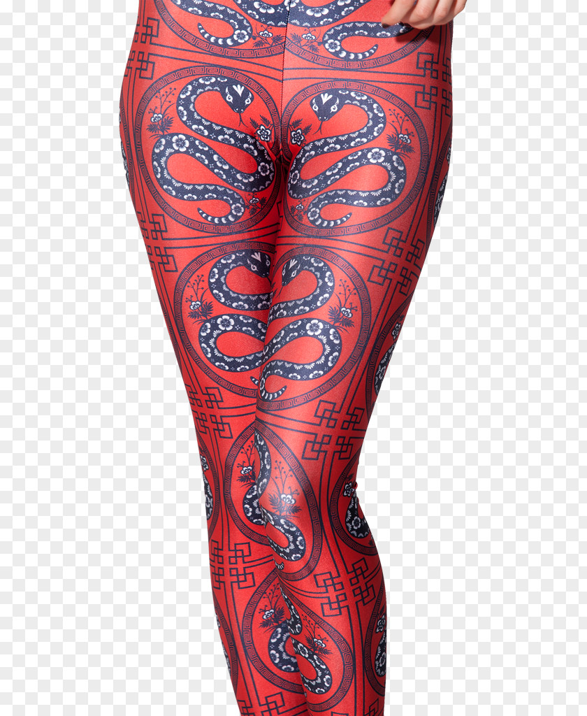 Year Of The Snake Leggings BlackMilk Clothing Chinese Zodiac PNG