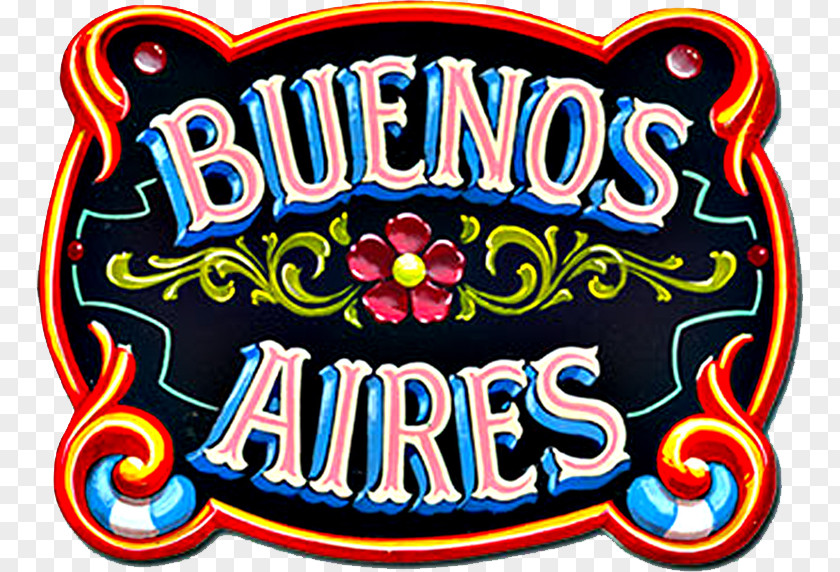 Buenos Aires Fileteado Porteño Art PNG