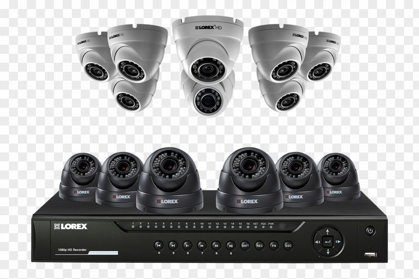 Camera Closed-circuit Television Security Alarms & Systems Digital Video Recorders Lorex Technology Inc 1080p PNG