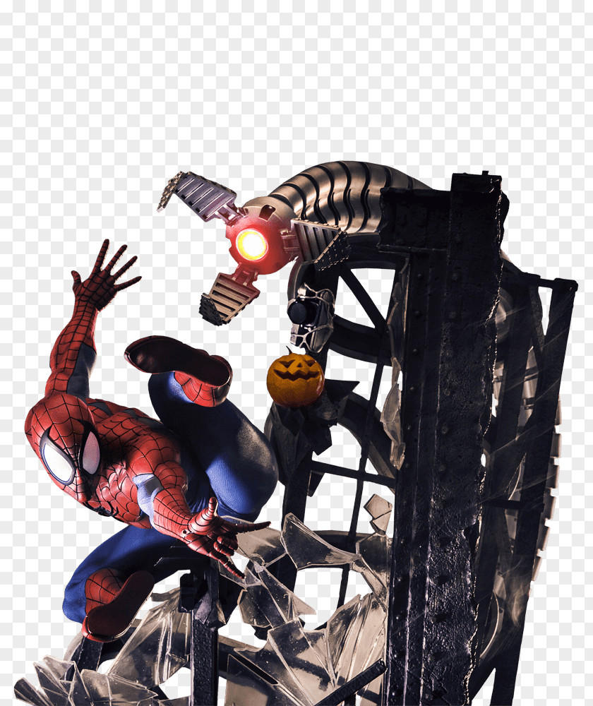 Iron Spiderman Spider-Man Man Felicia Hardy Falcon Statue PNG