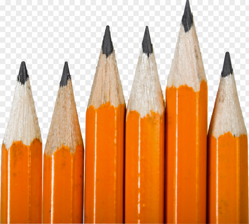 Pencil Image Colored Clip Art PNG