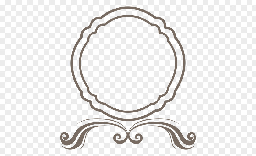 Round Frame Image Picture Ornament Clip Art PNG