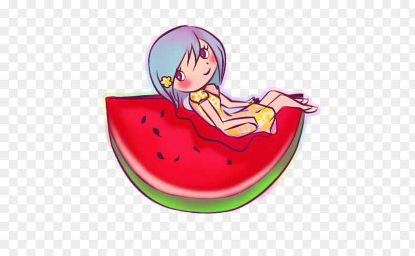 Tasty Watermelon Cartoon PNG