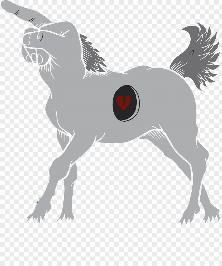 Unicorn Drawing Legendary Creature Dog Image Illustration PNG